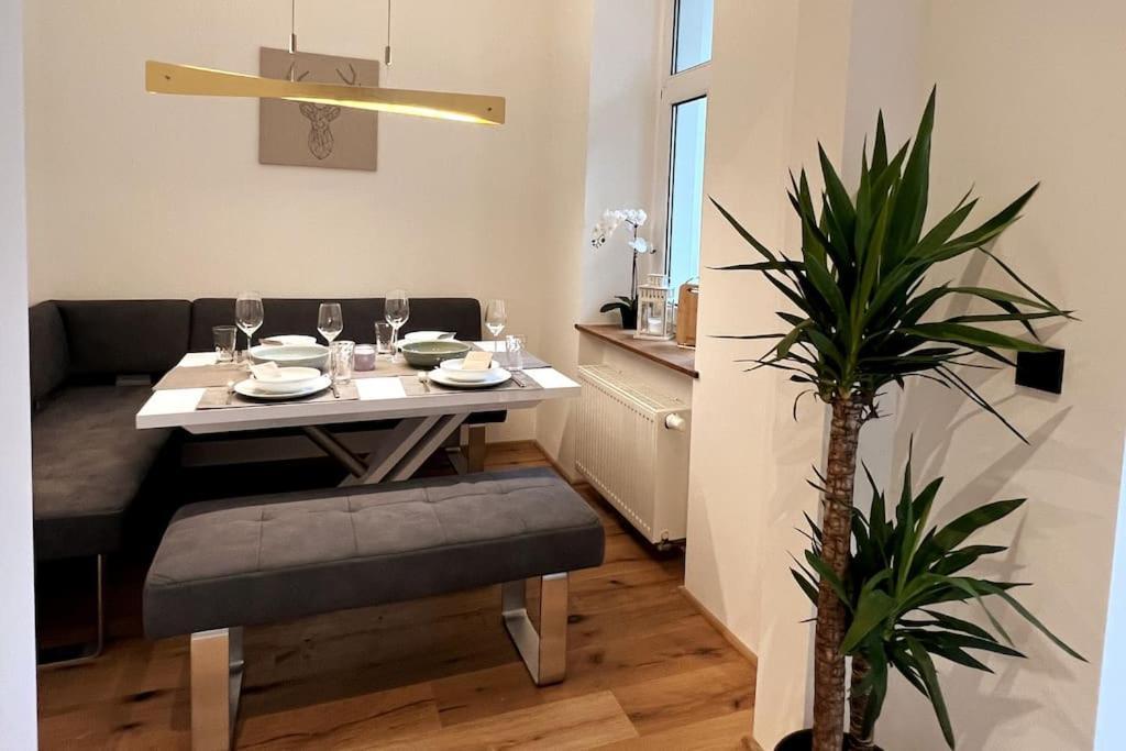 Soul-Apartment Balkon Privatparkplatz 2 Boxspringbetten 55Zoll Tv Wlan Leipzig Exterior foto