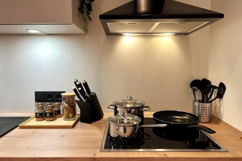Soul-Apartment Balkon Privatparkplatz 2 Boxspringbetten 55Zoll Tv Wlan Leipzig Exterior foto